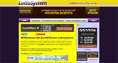 Desktop Screenshot of euromillionen-ergebnisse-lottosystem.com