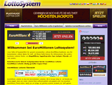 Tablet Screenshot of euromillionen-ergebnisse-lottosystem.com